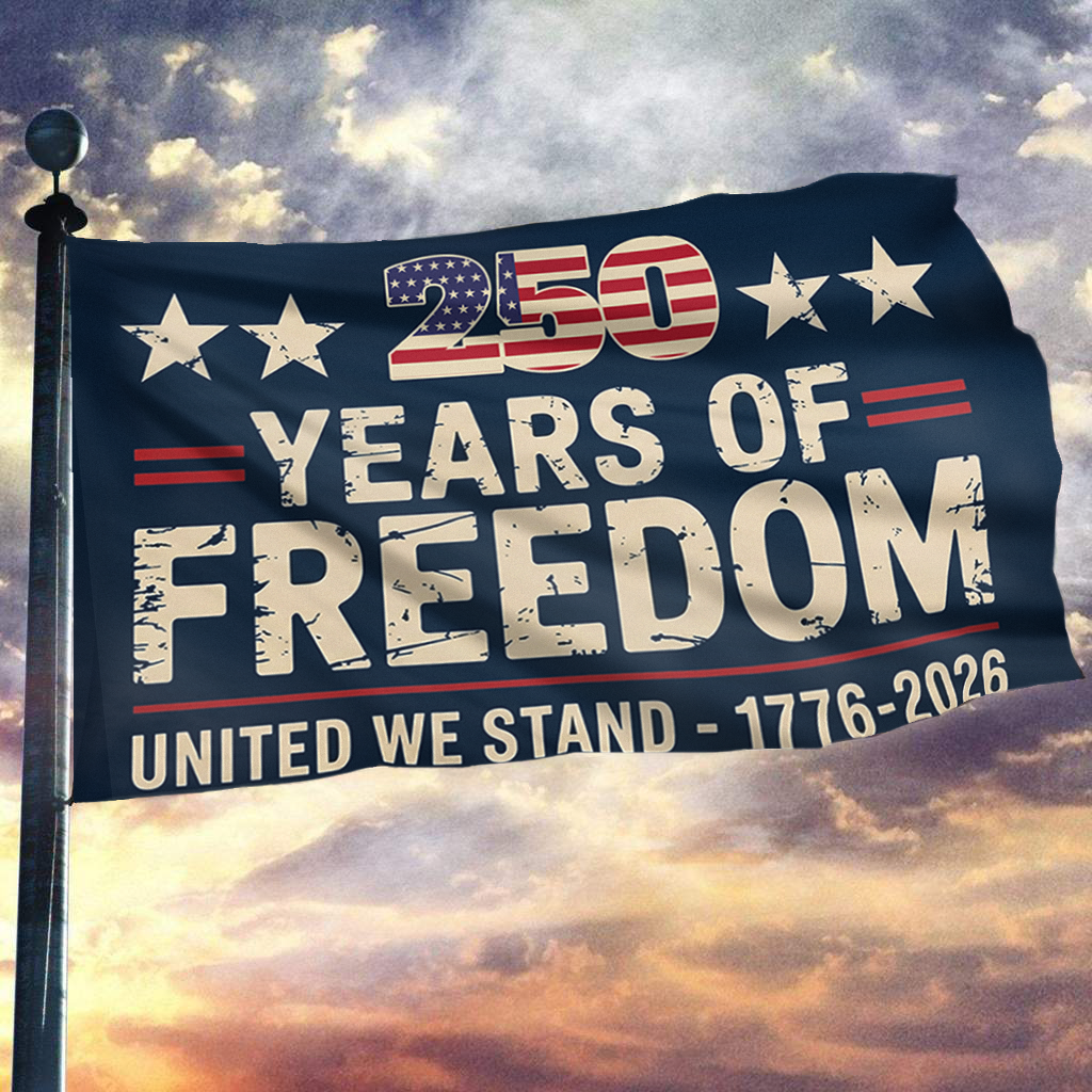 USA 250 Years of Freedom United Flag