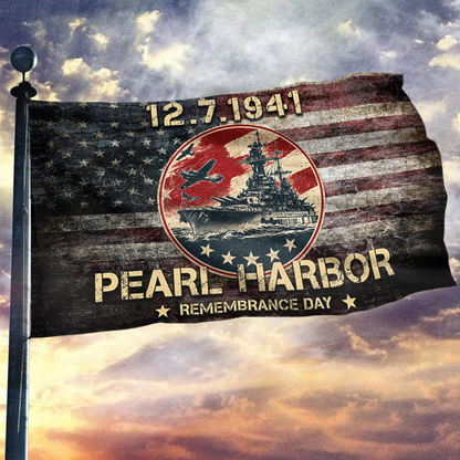 Pearl Harbor 12.7.1941 Flag