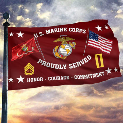 United States Marine Corps - CWO5 Flag
