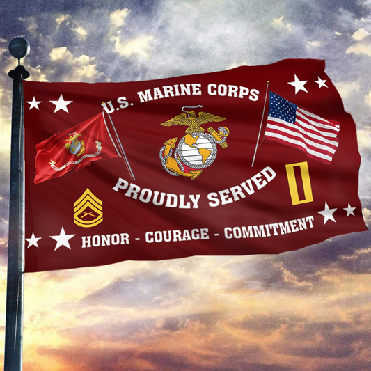 United States Marine Corps - CWO5 Flag