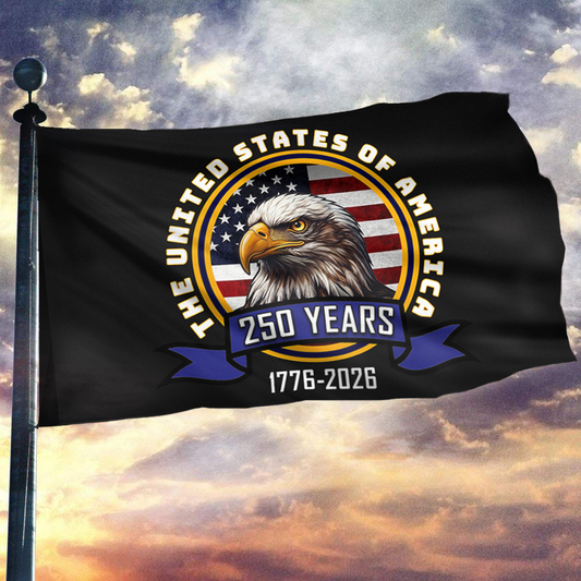The United States of America 250 Years Eagle Flag