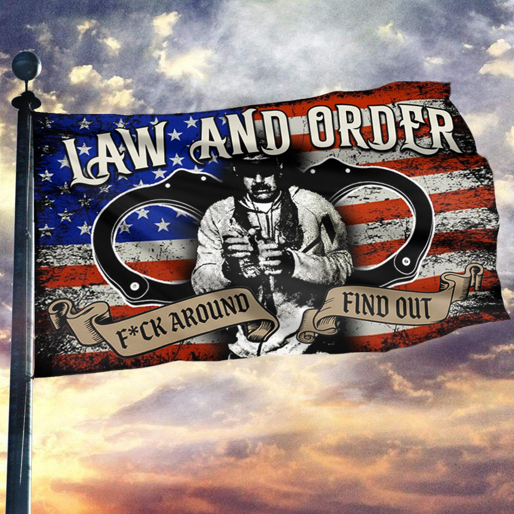 Law and Order FAFO Tactical USA Flag