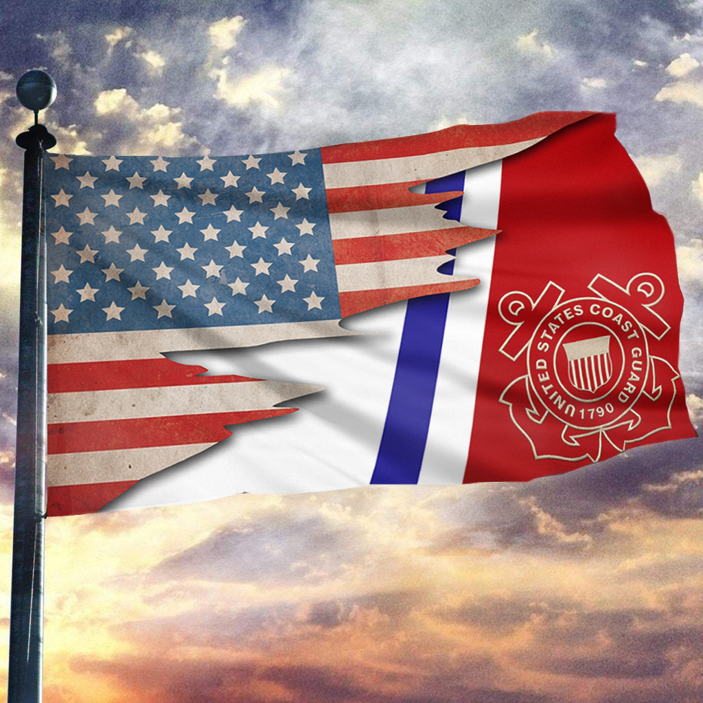 United States Coast Guard USA Flag