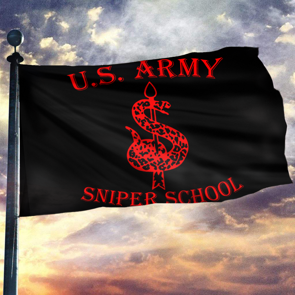 U.S. Army Sniper School Black Flag