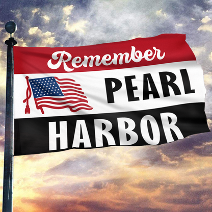 Remember Pearl Harbor USA Flag
