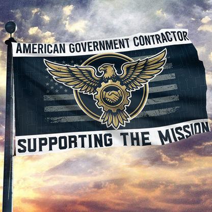 American Government Contractor Flag
