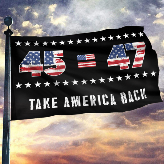 45 47 Trump USA Flag