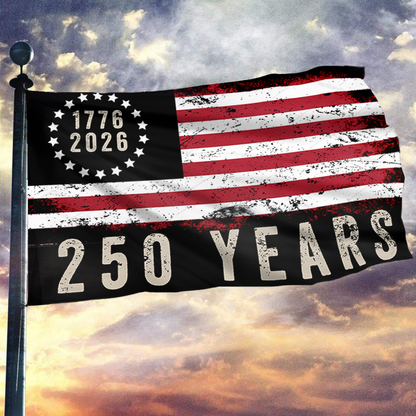 250 Years Freedom Patriotic Flag