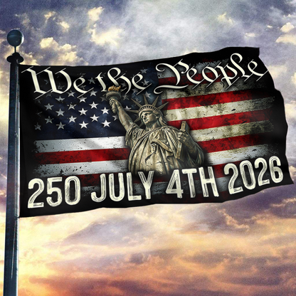 USA 250 July 4th 2026 We The People Flag