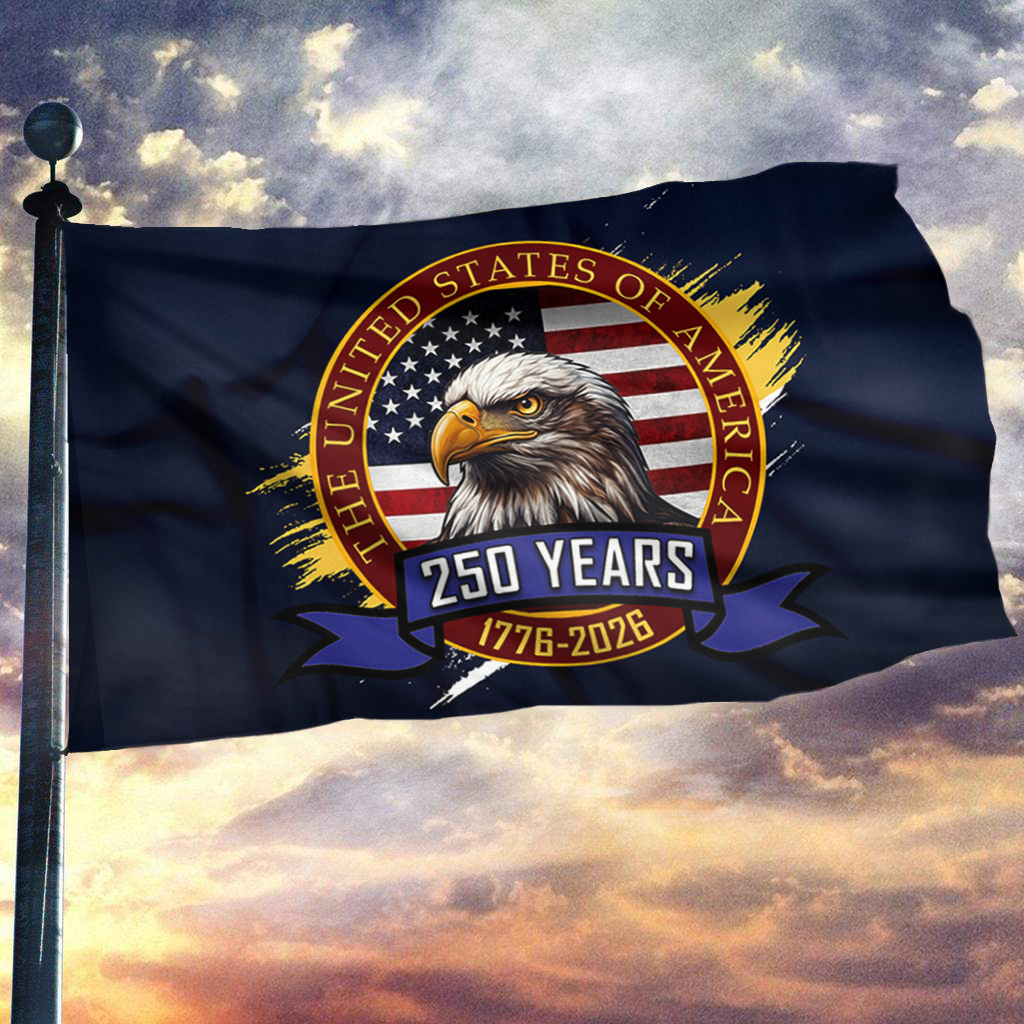Eagle USA 250 Years Flag