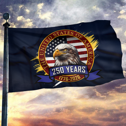 Eagle USA 250 Years Flag