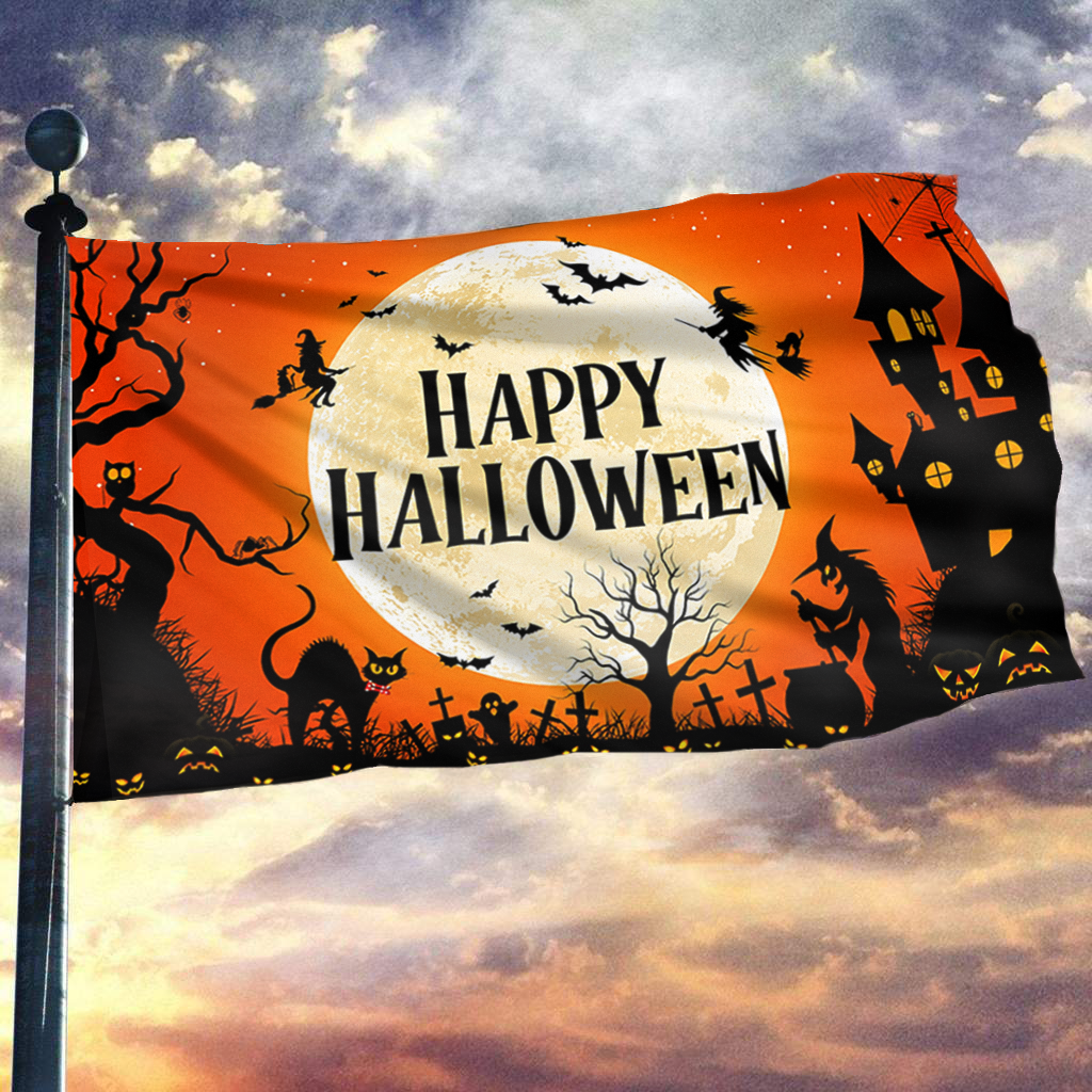 Happy Halloween Flag