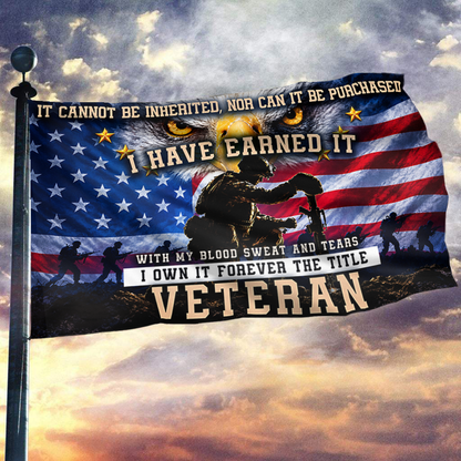 It Cannot Be Inherited Veteran Flag