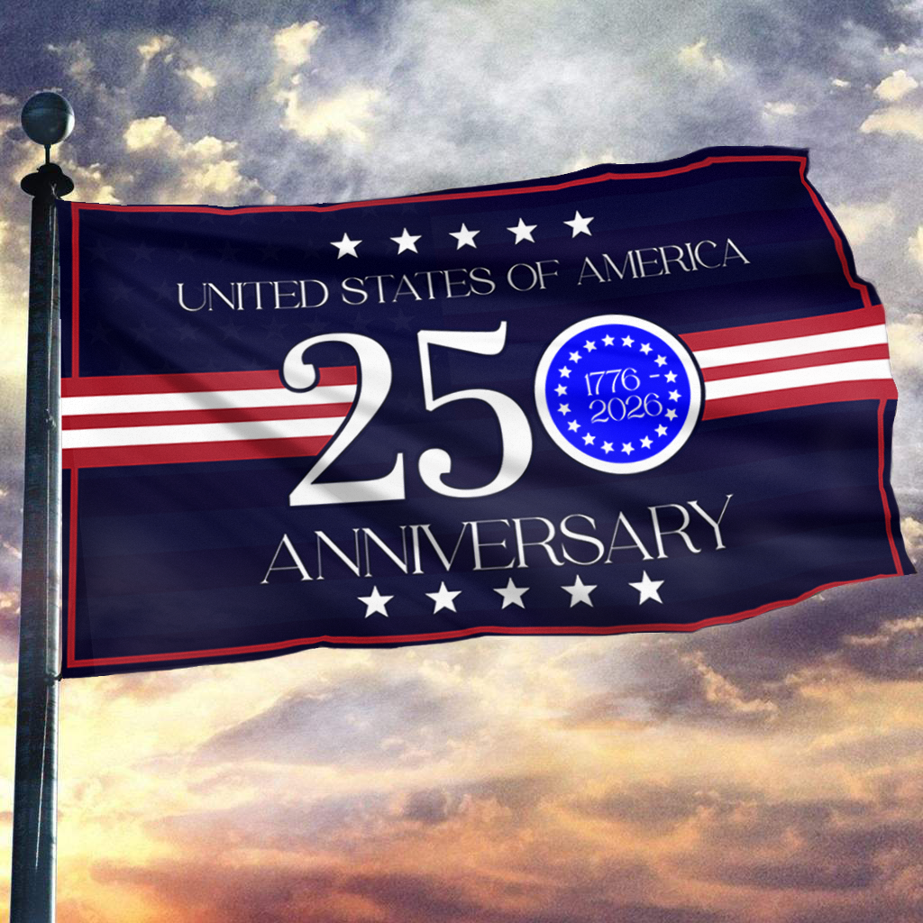 250 Years of American Independence Stars & Stripes Flag