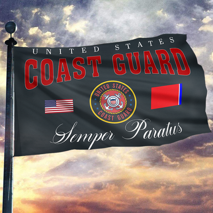 Coast Guard Semper Paratus Flag