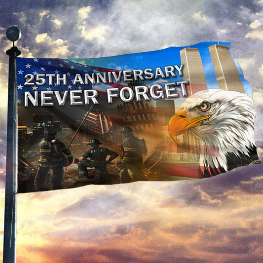 Never Forget 25th Anniversary Eagle Flag