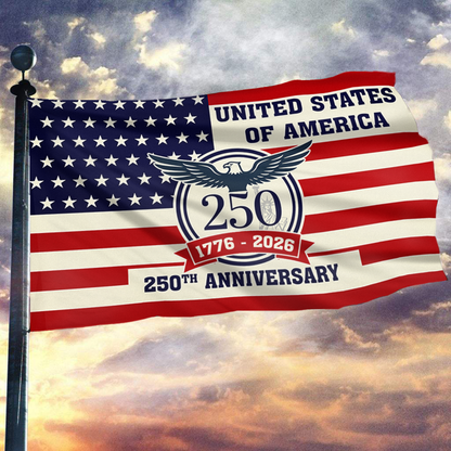 America 250 – 1776–2026 Anniversary Eagle Flag