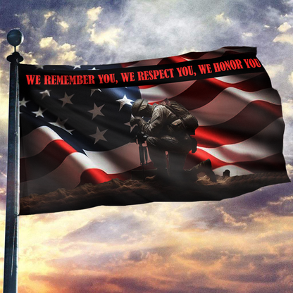 We Respect You USA Flag