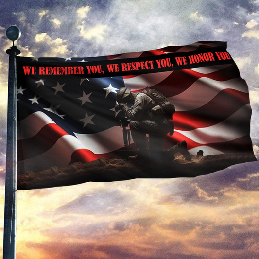 We Respect You USA Flag