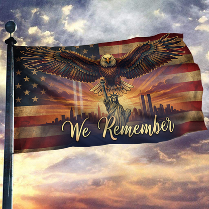 We Remember Eagle Flag