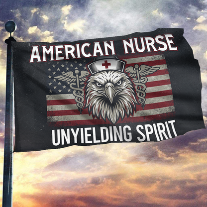 American Nurse Unyielding Spirit Flag