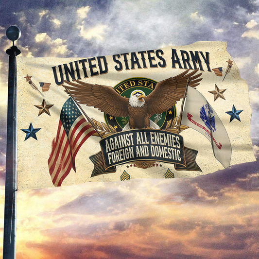United States Army Oath of Defense Flag