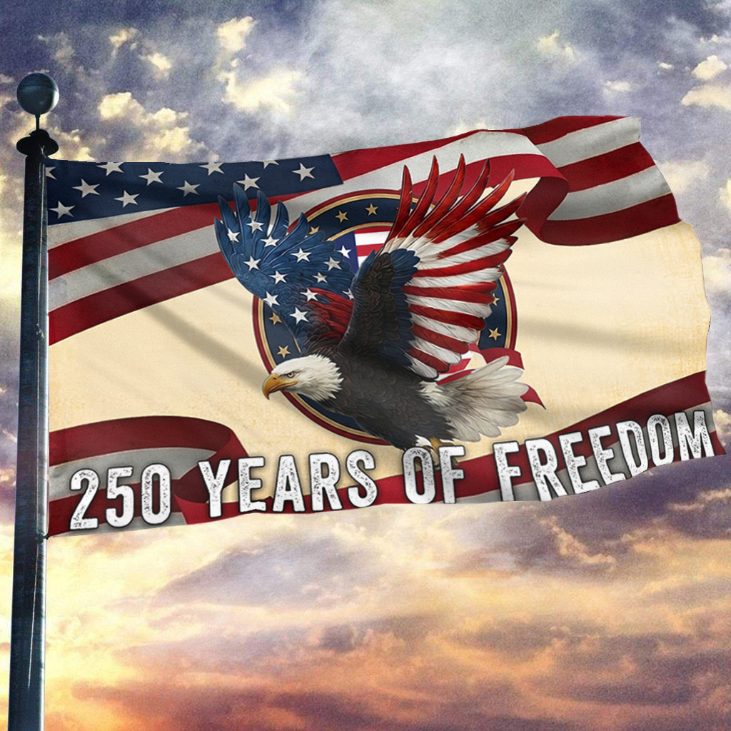 250 Years of Courage and Freedom Flag
