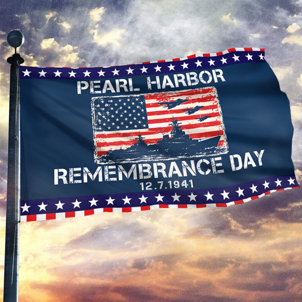 Remembrance Day - Pearl Harbor 12.7.1941 Flag