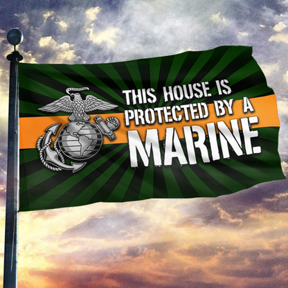 Protected by Marine Honor Flag
