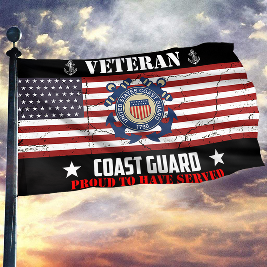 Veteran Coast Guard Flag