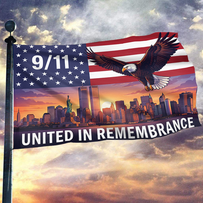 9/11 United in Remembrance Eagle Flag