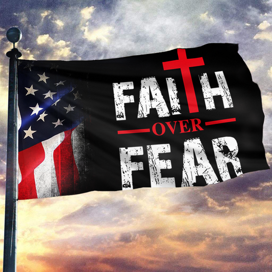 Faith Over Fear USA Flag