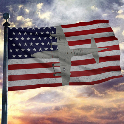 P-3 Orion Airplane Flag