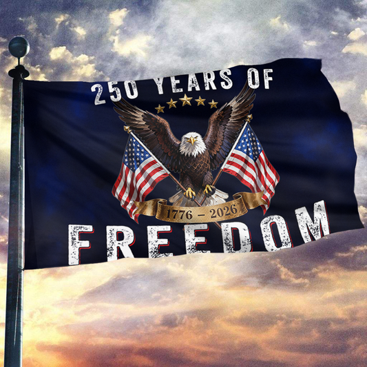 250 Years of Freedom Eagle (1776–2026) Flag