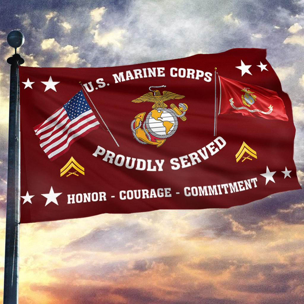 United States Marine Corps - Corporal Flag