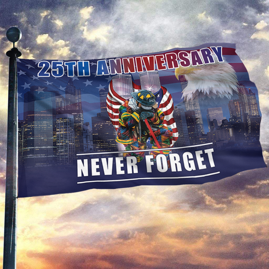 25th Anniversary Never Forget Flag