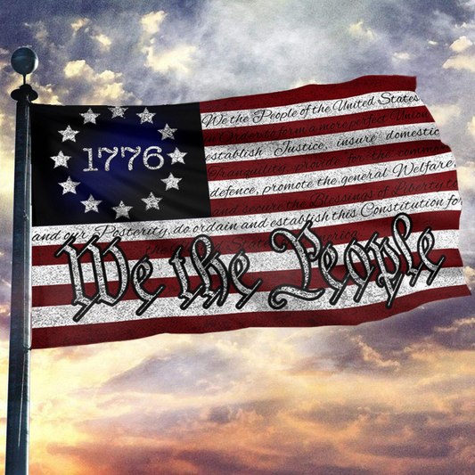 We The People Flag 1776 Vintage Betsy Ross Flag