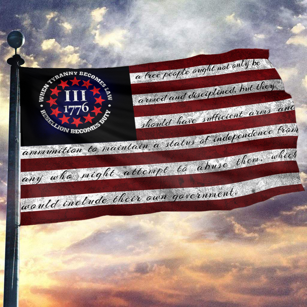 We The People 1776 American Flag