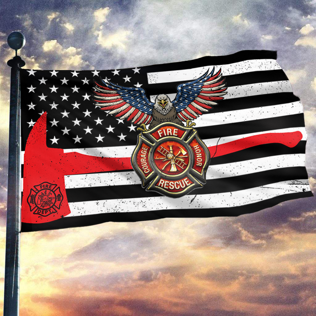 American Fire Fighter Courage and Honor Flag