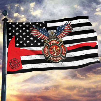 American Fire Fighter Courage and Honor Flag