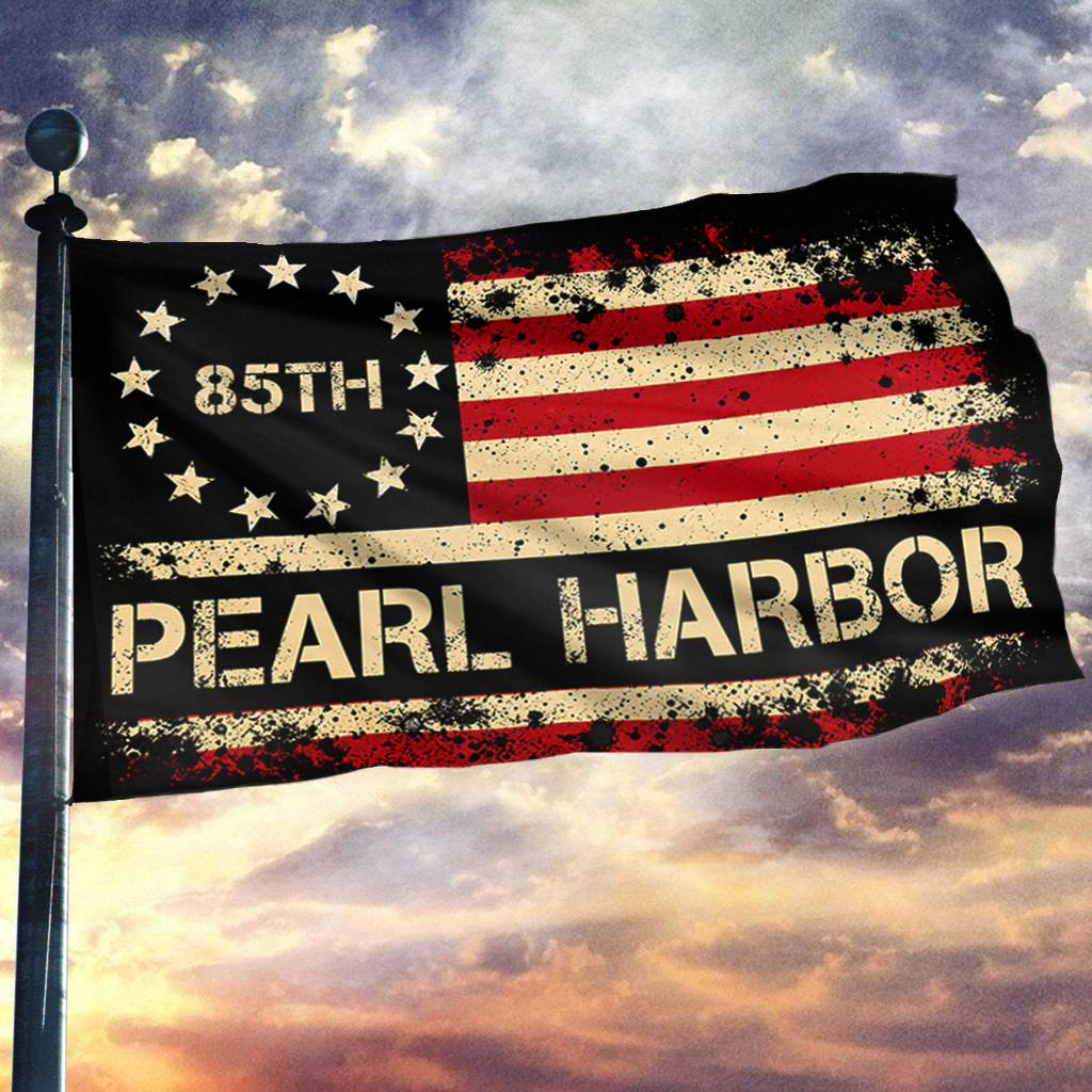Pearl Harbor 85th Flag
