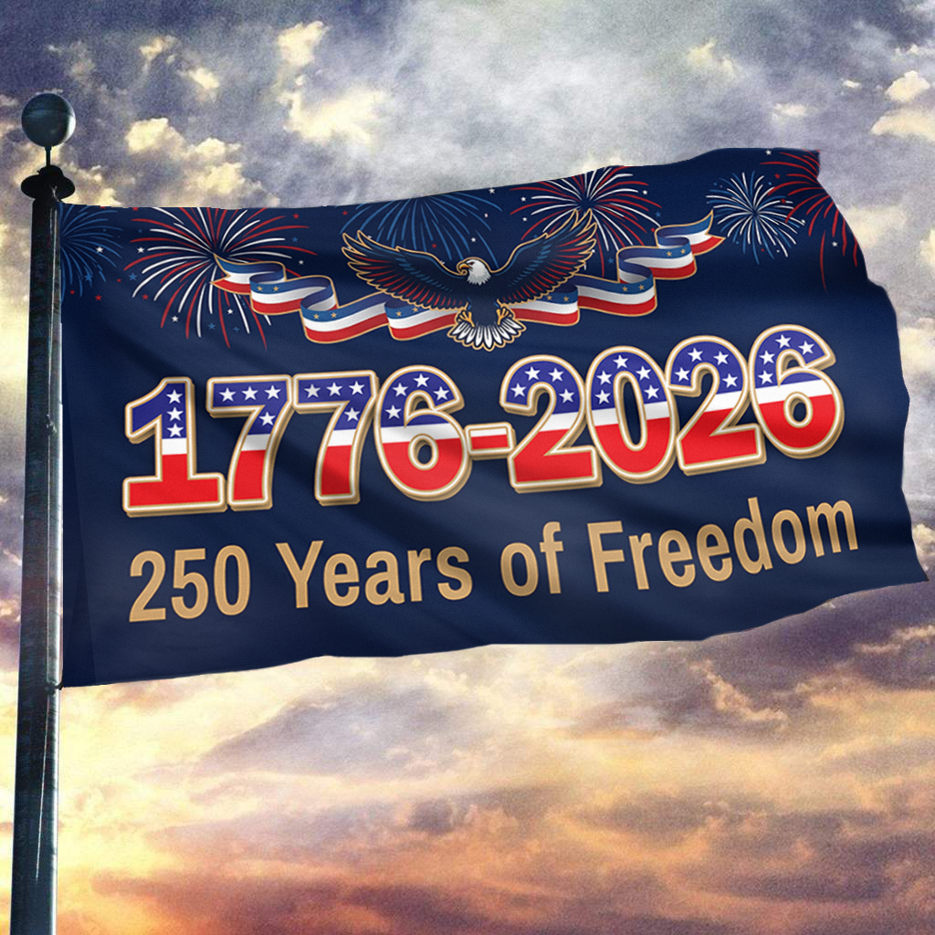 250 Years of Freedom Eagle USA Flag