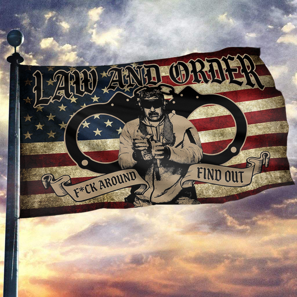 Law and Order FAFO Tactical Flag
