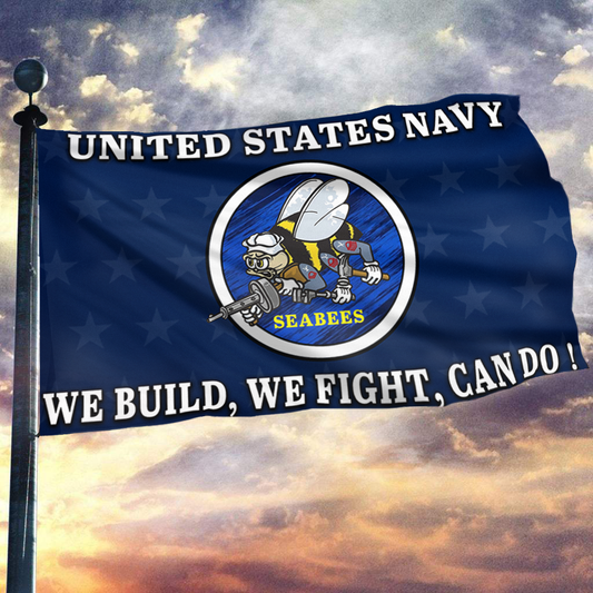 United States Navy Seabees Flag