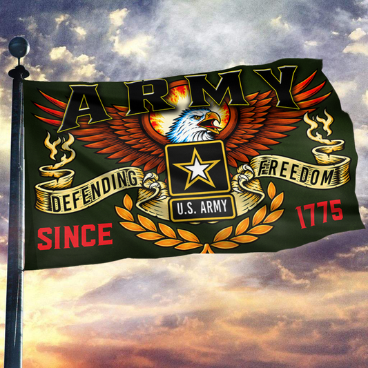 Army Defending Freedom Since 1775 Flag