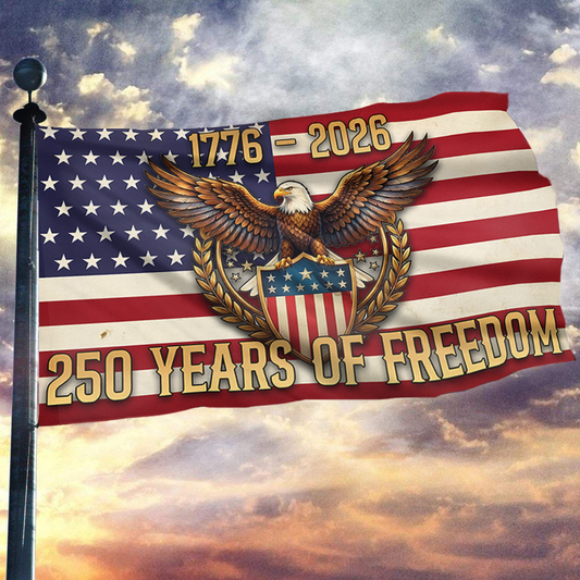 USA 250 Years of Freedom Eagle Flag
