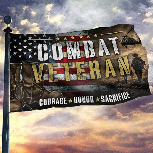 Combat Veteran Flag