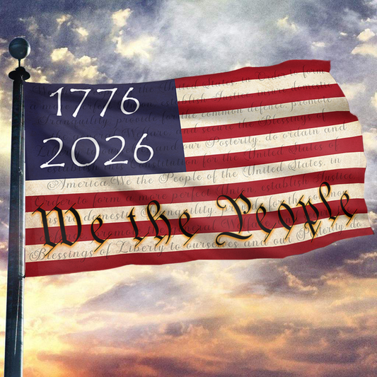 1776-2026 We The People USA Flag