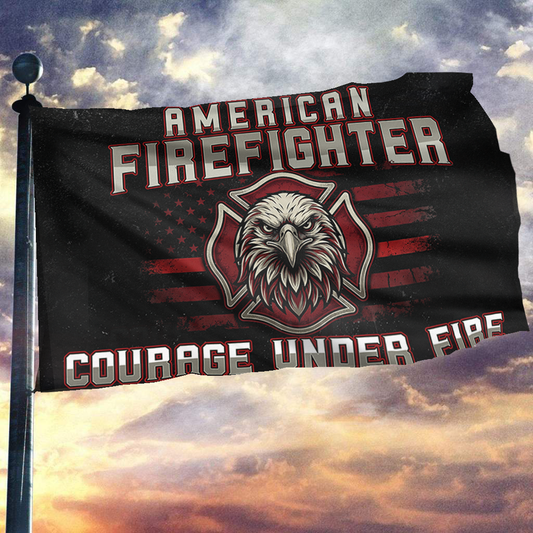 American Firefighter - Courage Under Fire Flag