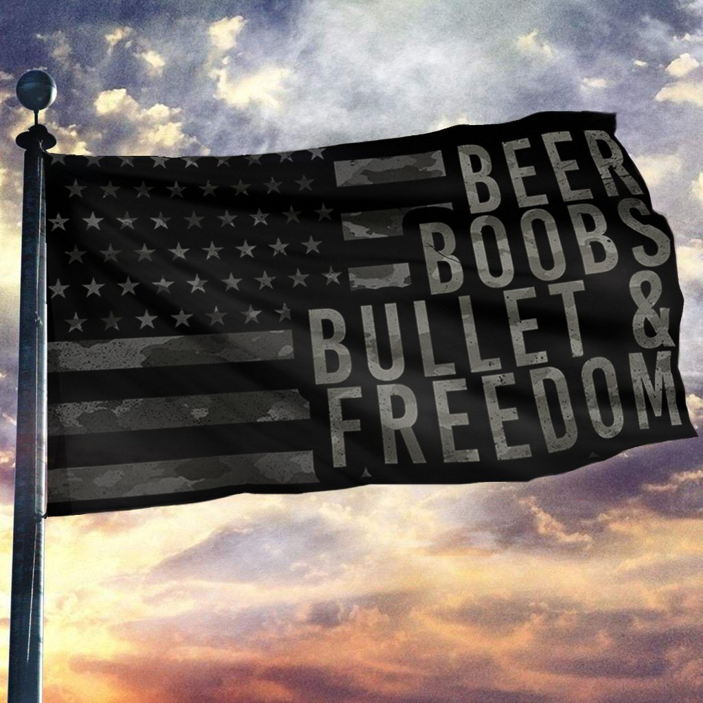 Beer Boobs Bullet & Freedom Flag